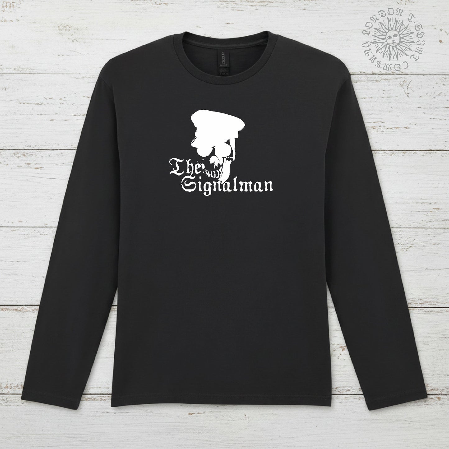The Signalman Long Sleeve T-Shirt: Inspired By Charles Dickens Ghost Story, Various Colours