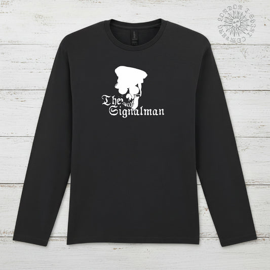 The Signalman Long Sleeve T-Shirt: Inspired By Charles Dickens Ghost Story, Various Colours