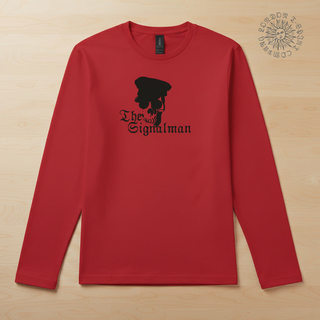 The Signalman Long Sleeve T-Shirt: Inspired By Charles Dickens Ghost Story, Various Colours