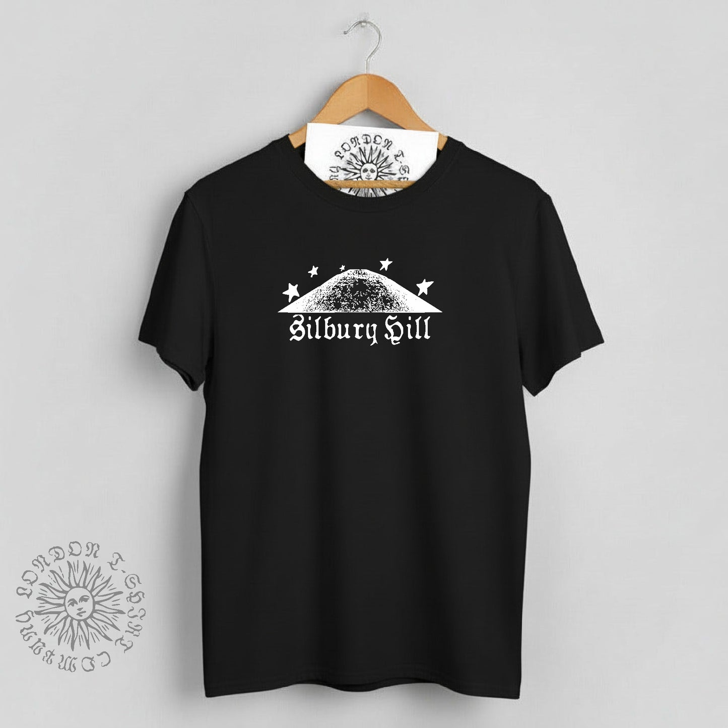 Silbury Hill T-Shirt - Ancient Mound, Avebury, Wiltshire Souvenir, Various Colours
