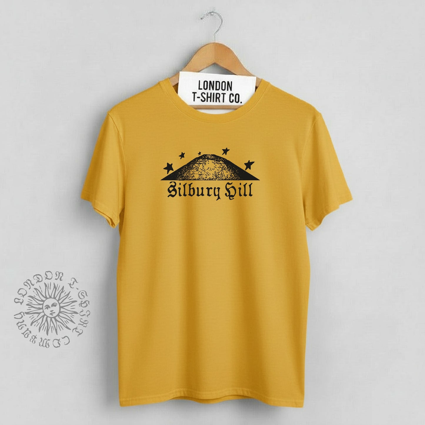 Silbury Hill T-Shirt - Ancient Mound, Avebury, Wiltshire Souvenir, Various Colours