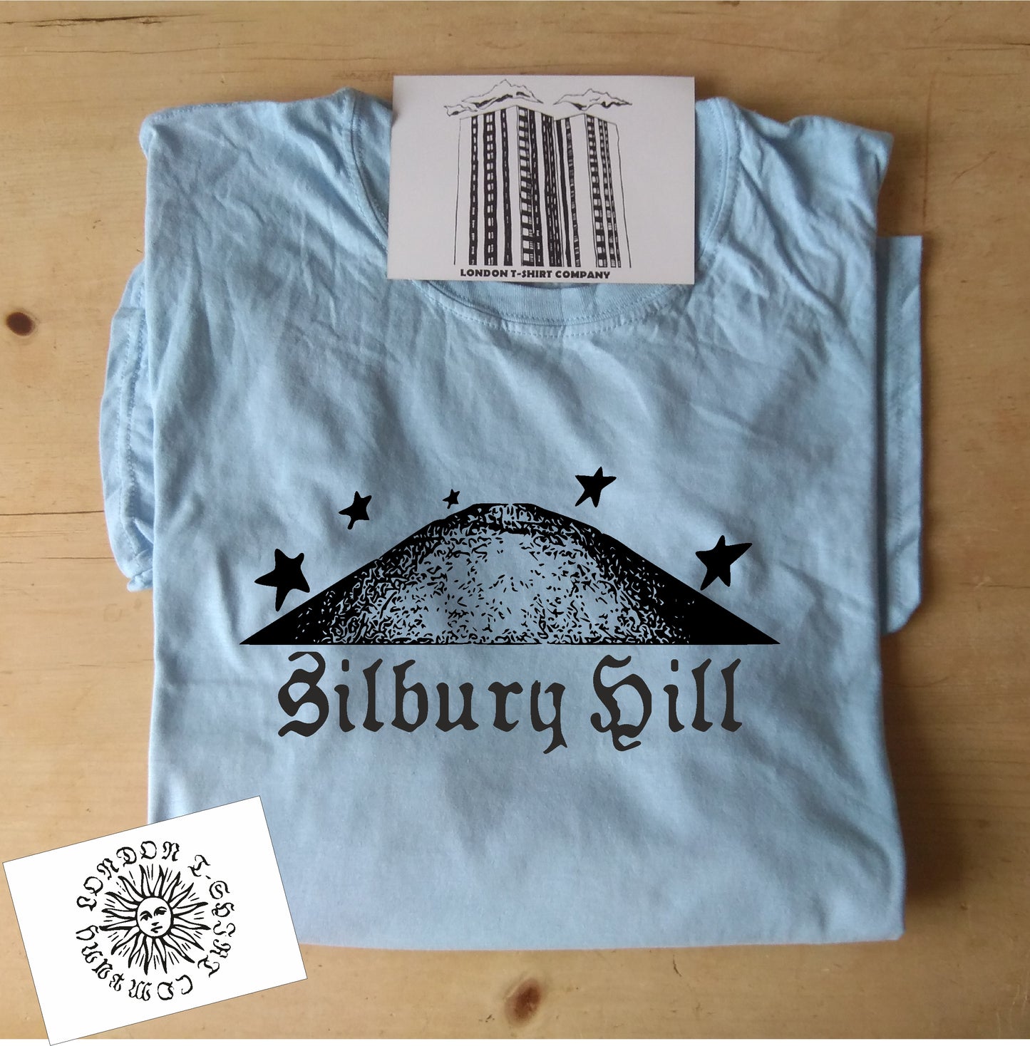 Silbury Hill T-Shirt - Ancient Mound, Avebury, Wiltshire Souvenir, Various Colours