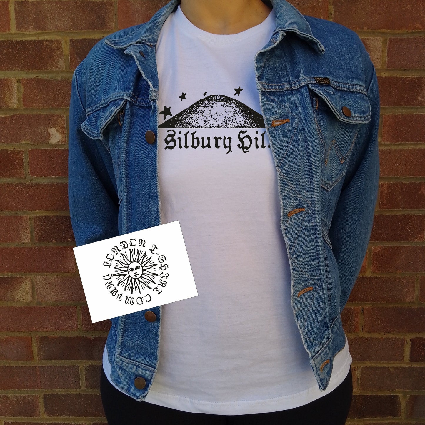 Silbury Hill T-Shirt - Ancient Mound, Avebury, Wiltshire Souvenir, Various Colours