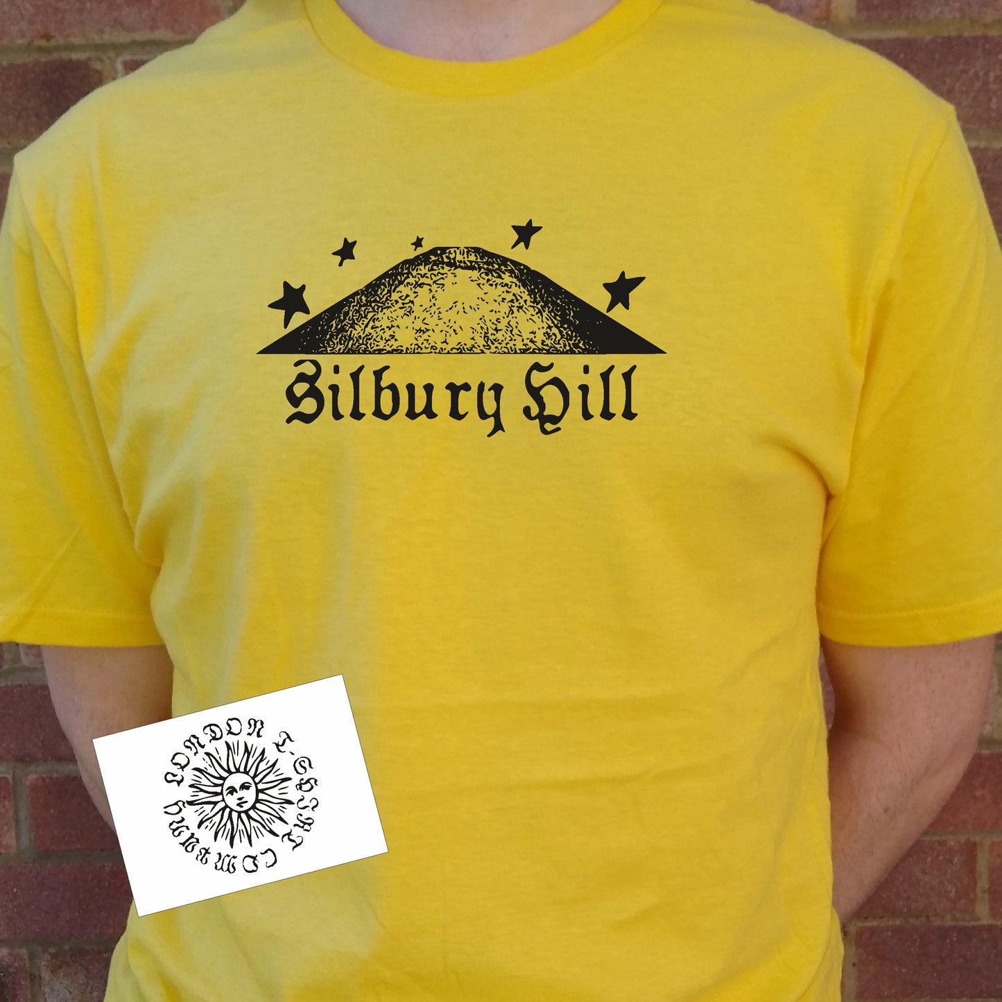 Silbury Hill T-Shirt - Ancient Mound, Avebury, Wiltshire Souvenir, Various Colours