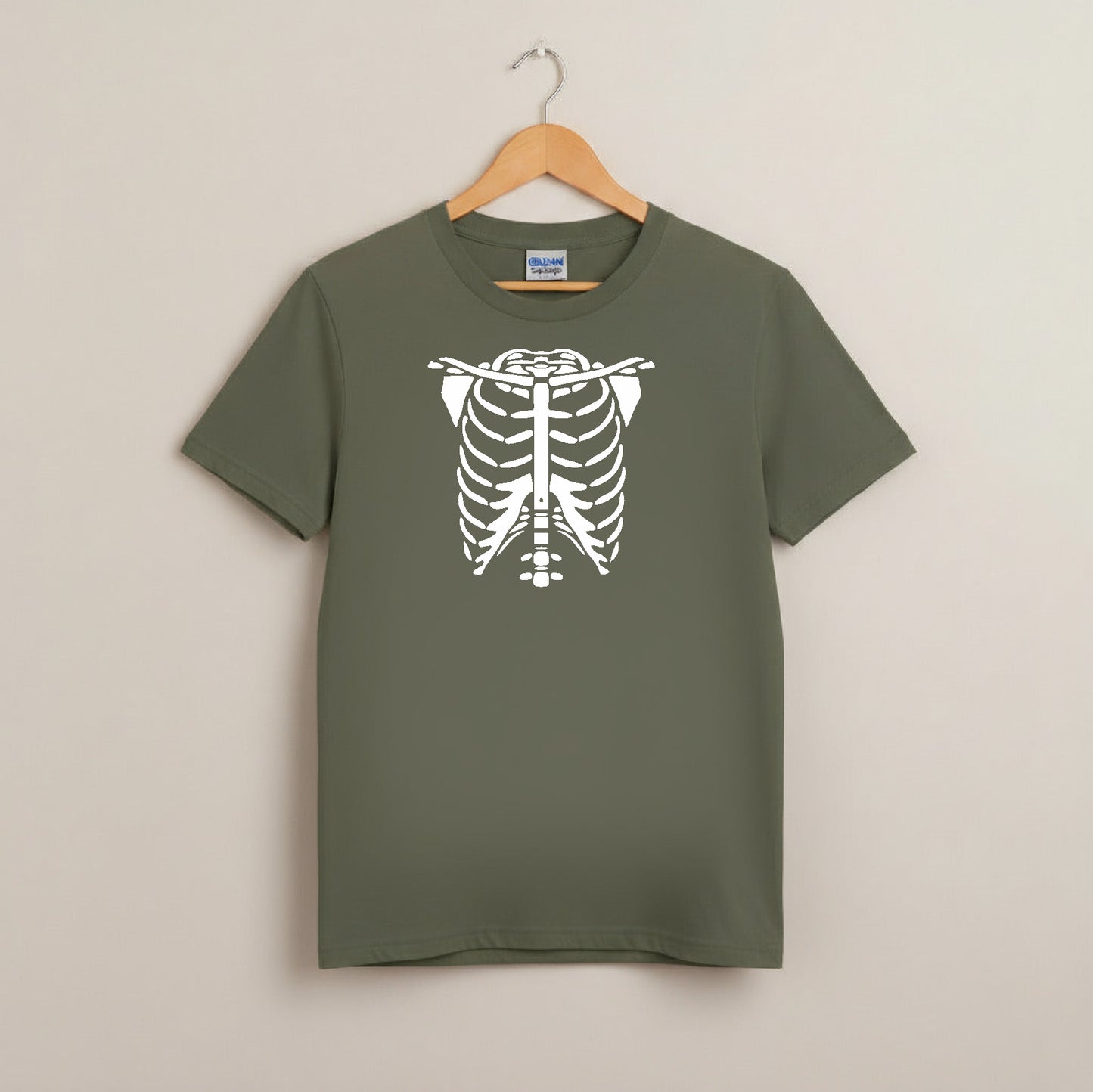 Skeleton Torso T-Shirt - Halloween Ribcage Costume, Goth, Various Colours
