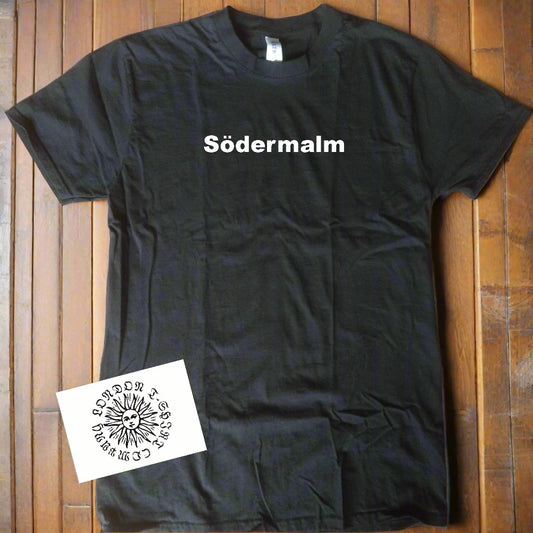 Södermalm Souvenir T-Shirt - Stockholm, Sweden, Organic Cotton, S-XXL