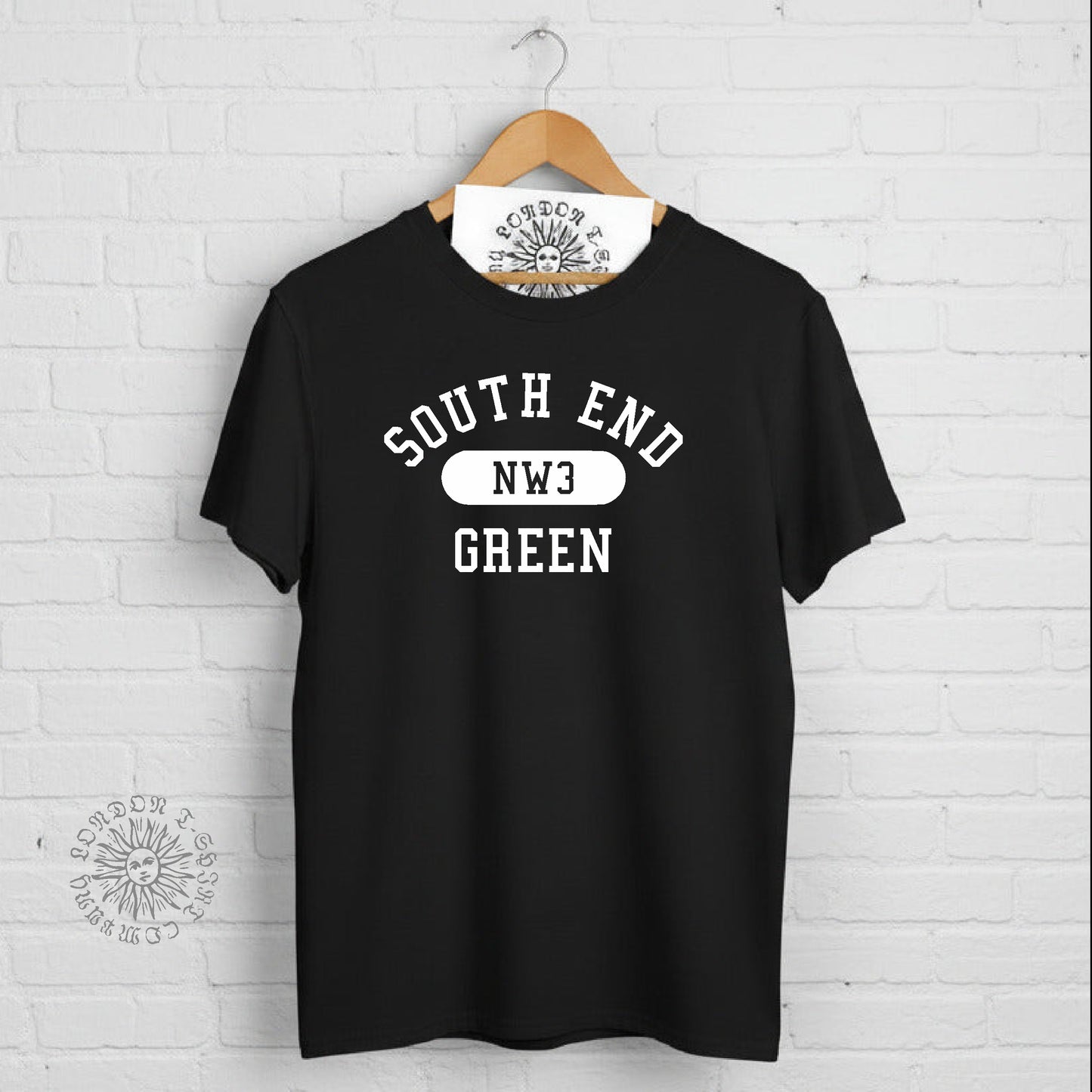 South End Green T-Shirt - Hampstead NW3, London Souvenir, Various Colours