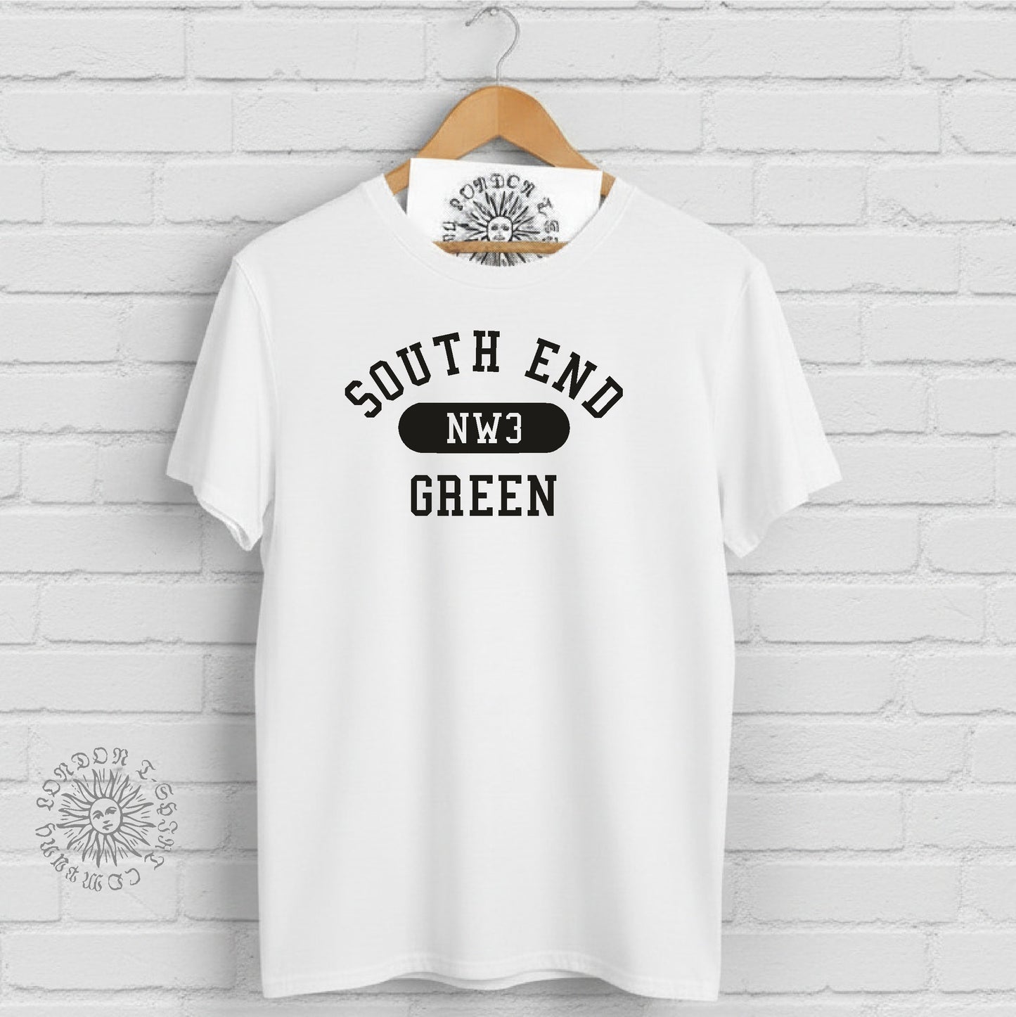South End Green T-Shirt - Hampstead NW3, London Souvenir, Various Colours