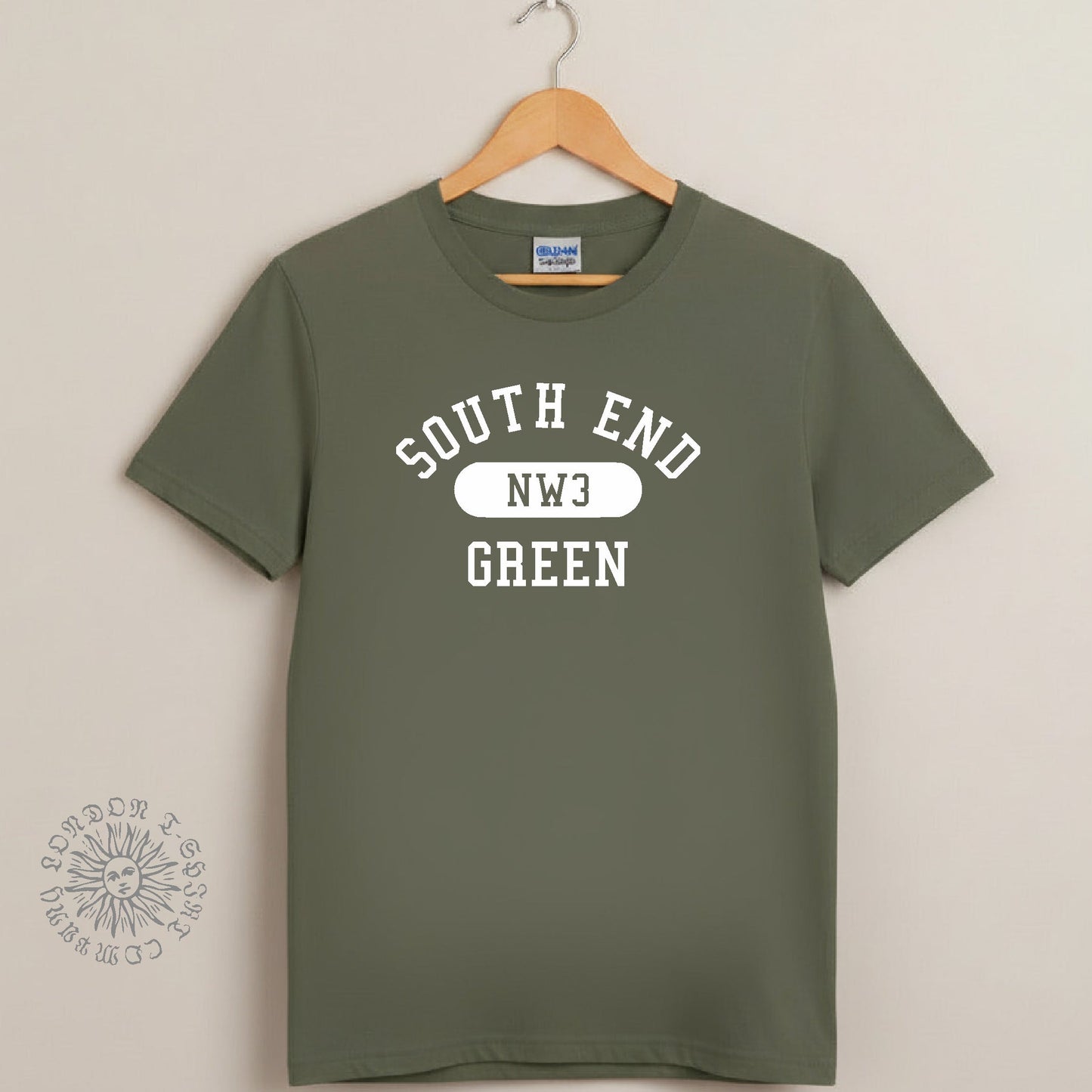 South End Green T-Shirt - Hampstead NW3, London Souvenir, Various Colours