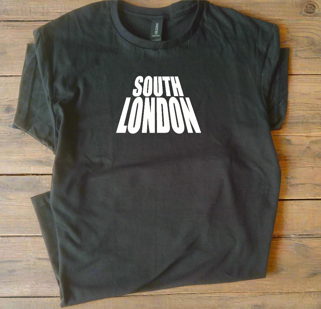 South London T-Shirt - London Souvenir, Retro 70s Style, Various Colours