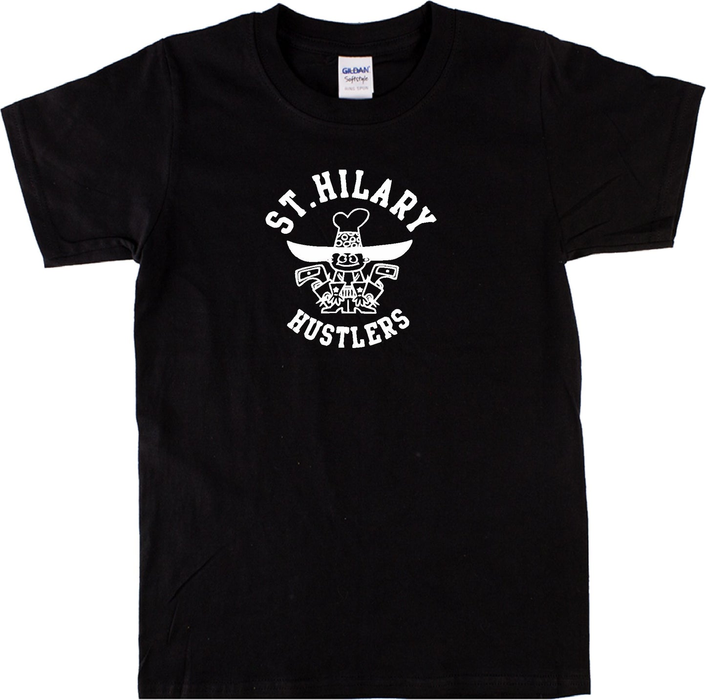 St Hilary Hustlers T-Shirt - Retro College Style, As Worn By Dee Dee Ramone, Punk Rock