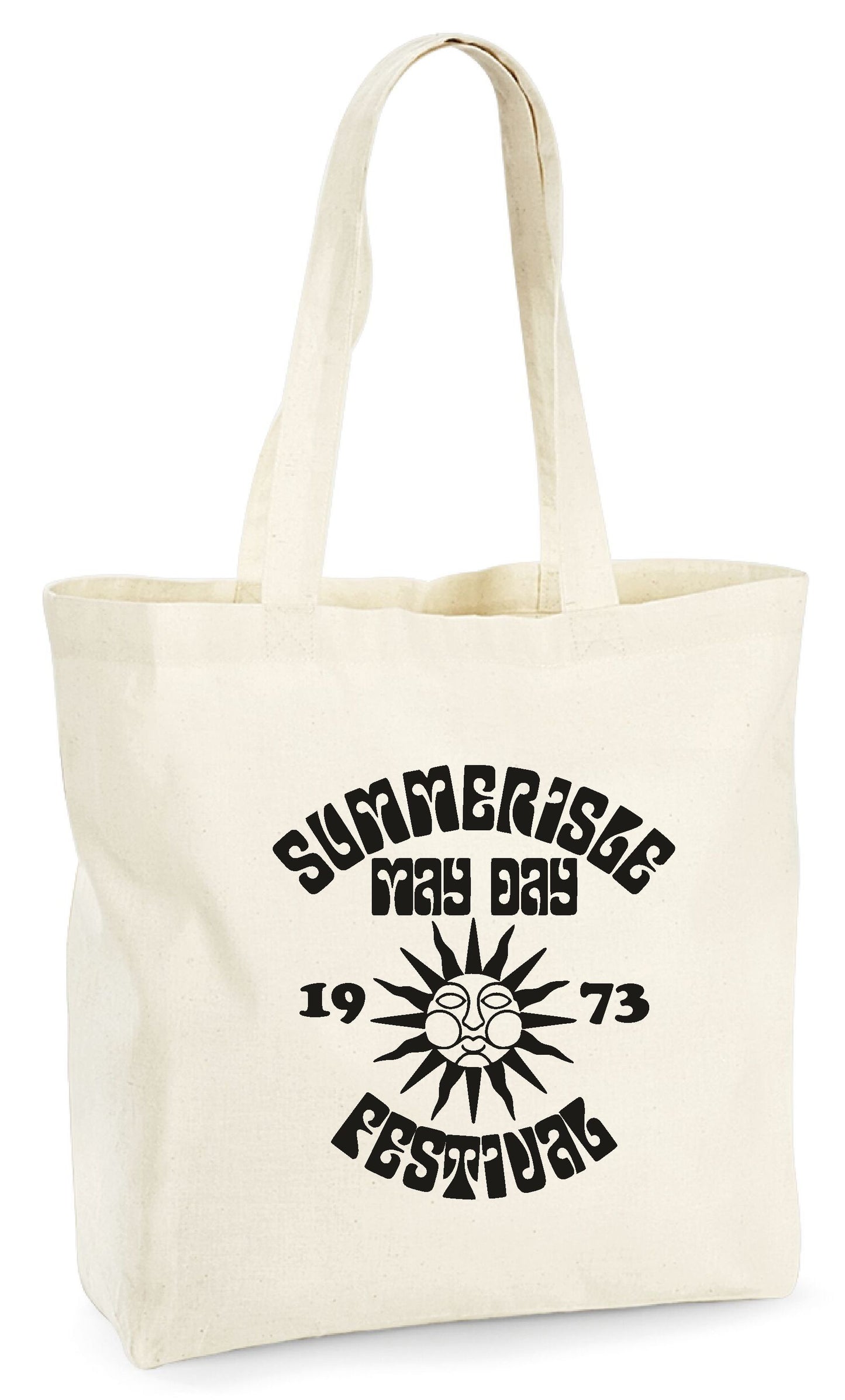 'Summerisle May Day Festival 1973' Organic Cotton Tote Bag - Inspired By Cult Folk Horror Classic The Wicker Man