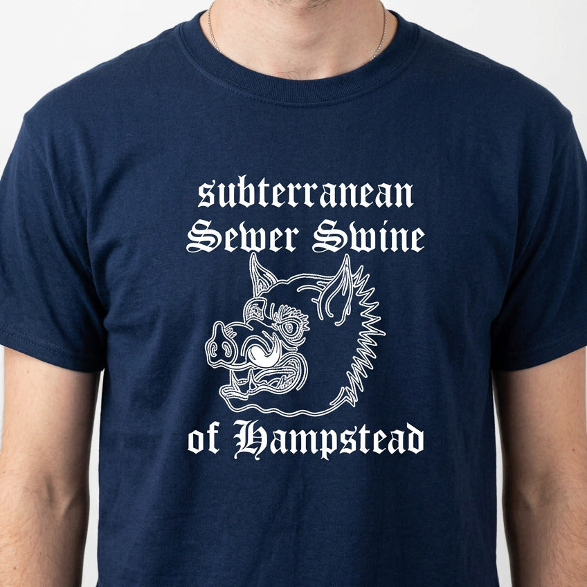 The Subterranean Sewer Swine of Hampstead T-Shirt: London Folklore, Various Colours S-3XL