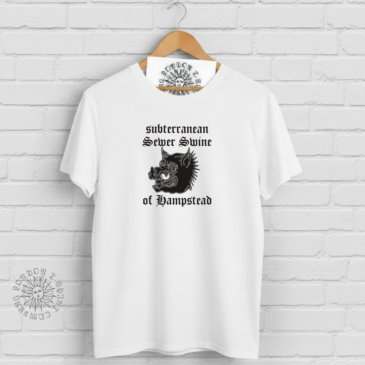 The Subterranean Sewer Swine of Hampstead T-Shirt: London Folklore, Various Colours S-3XL