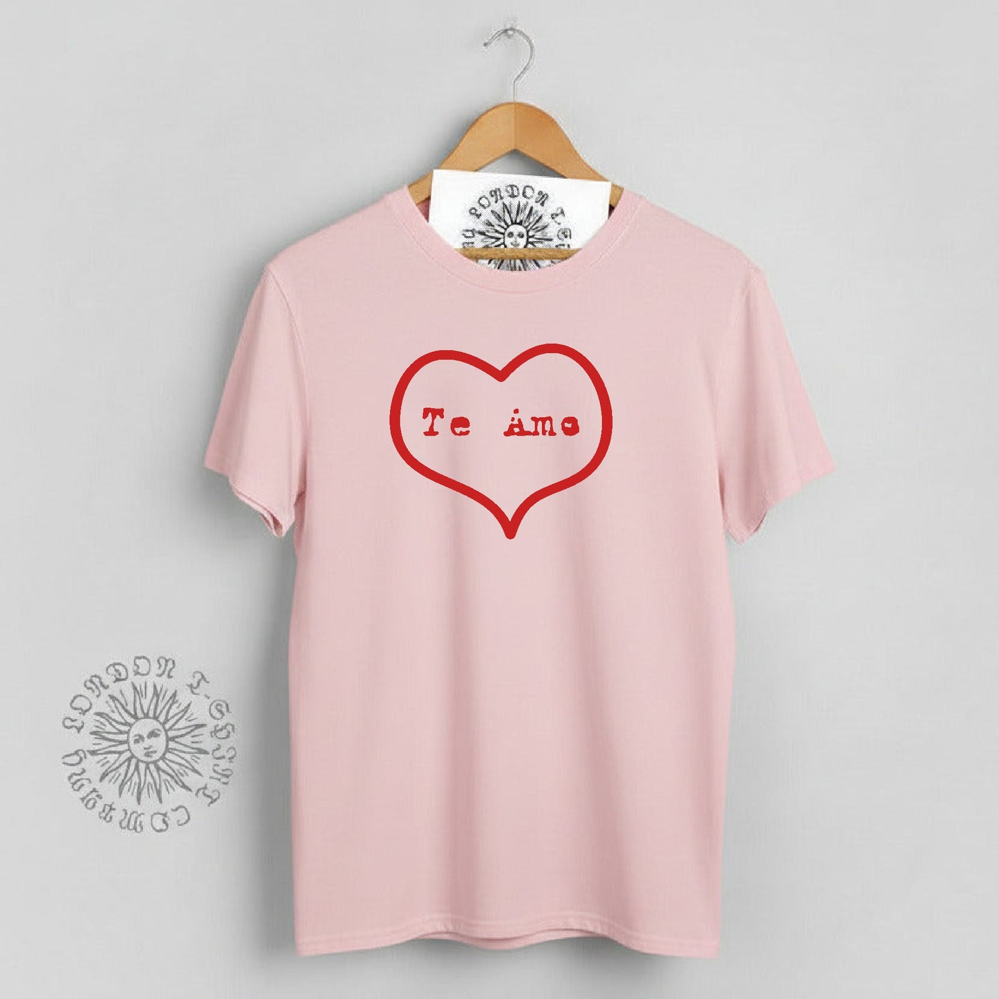 Te Amo T-Shirt - Valentines Day Heart Gift, Spanish, Various Colours