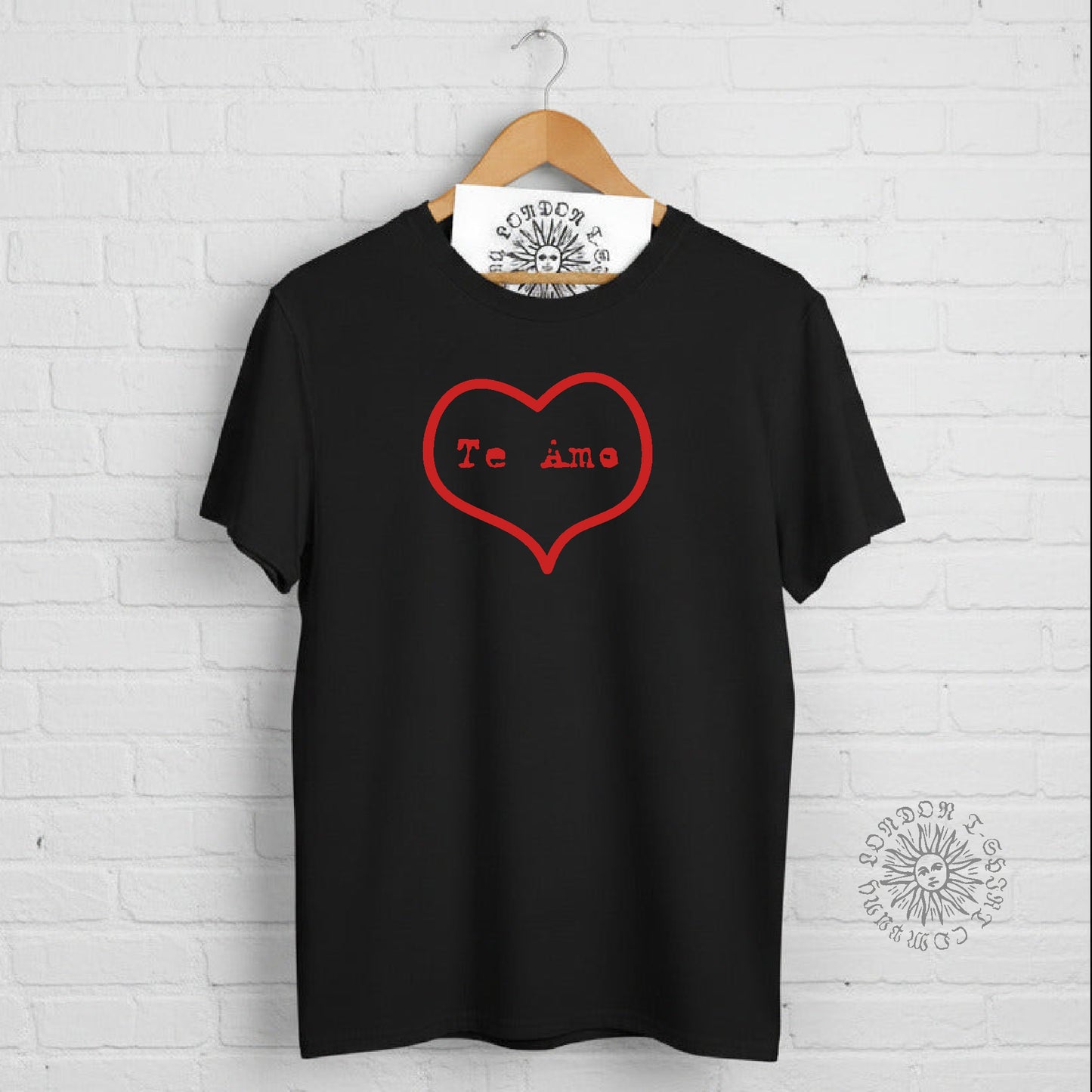 Te Amo T-Shirt - Valentines Day Heart Gift, Spanish, Various Colours