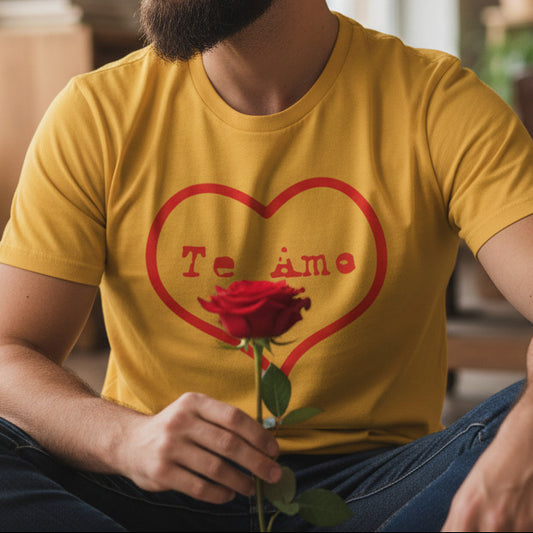 Te Amo T-Shirt - Valentines Day Heart Gift, Spanish, Various Colours