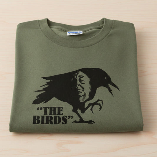 The Birds T-Shirt - Alfred Hitchcock, Cult Horror, Various Colours
