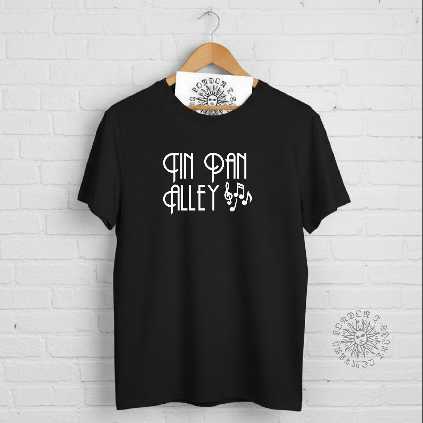 Tin Pan Alley T-Shirt: Soho London Souvenir, Various Colours