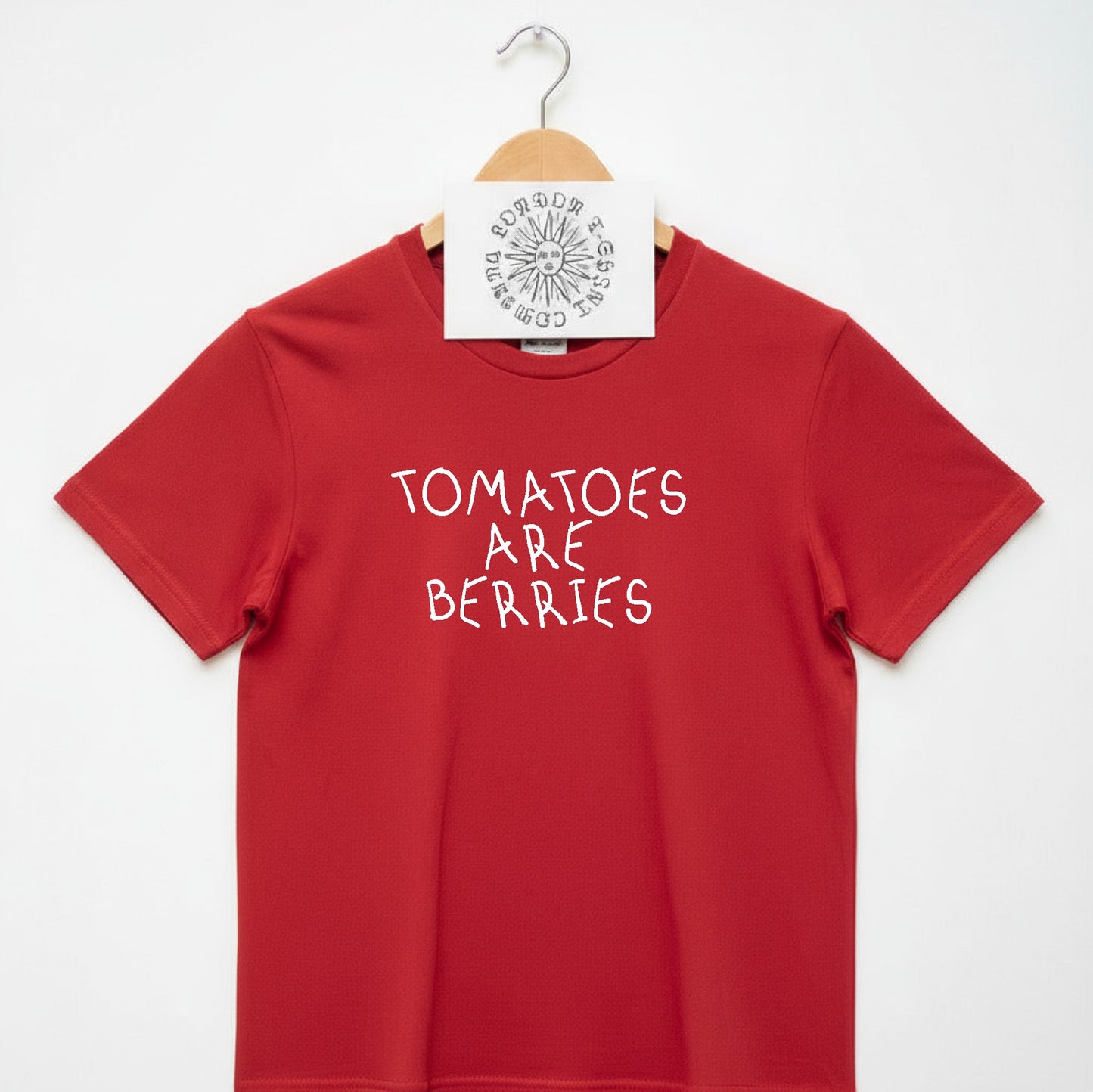 'Tomato's Are Berries' T-Shirt - Slogan, Nature, S-XXL