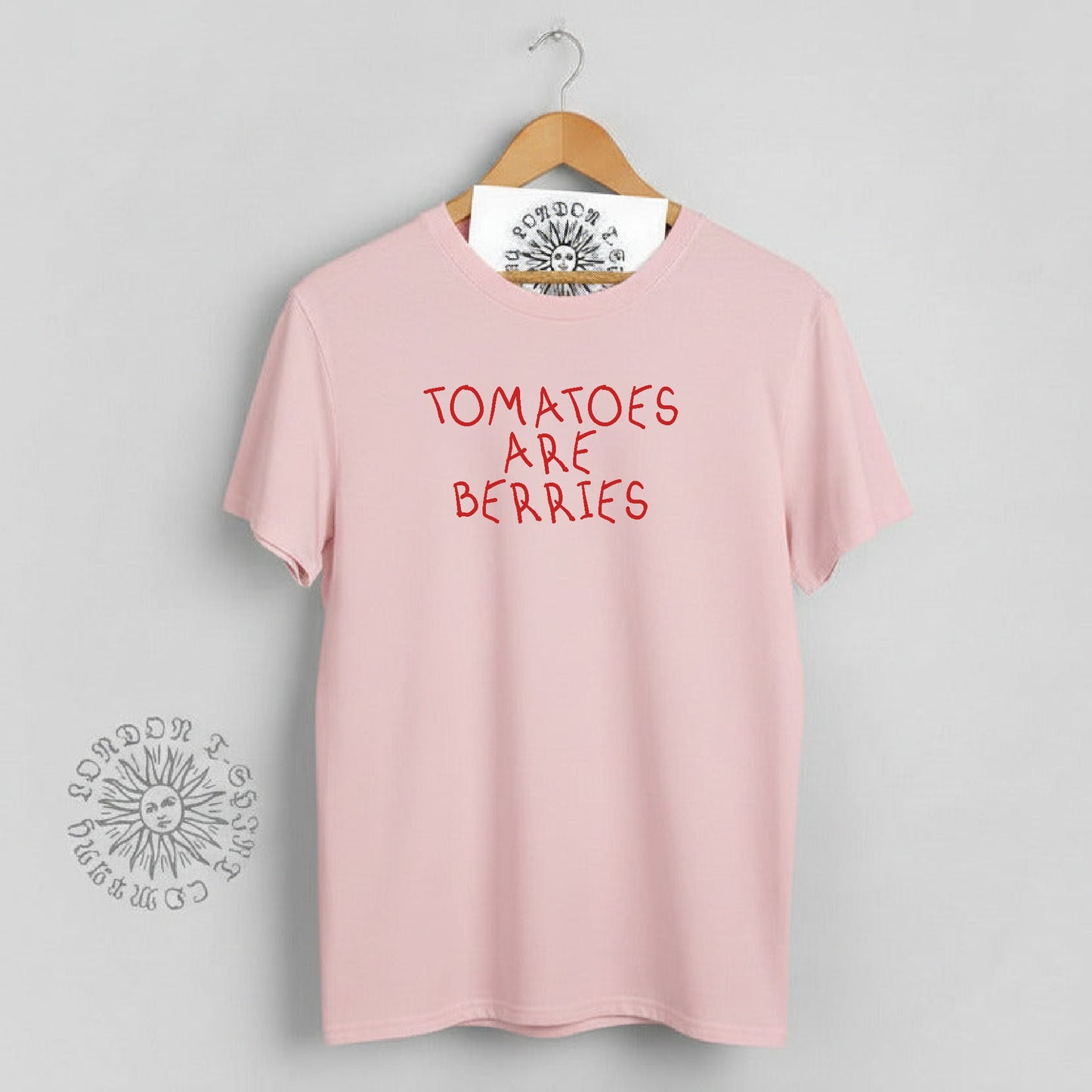 'Tomato's Are Berries' T-Shirt - Slogan, Nature, S-XXL