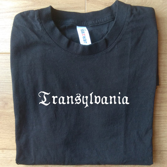 Transylvania Gothic Organic Cotton Souvenir T-Shirt - Romania, Dracula, S-XXL