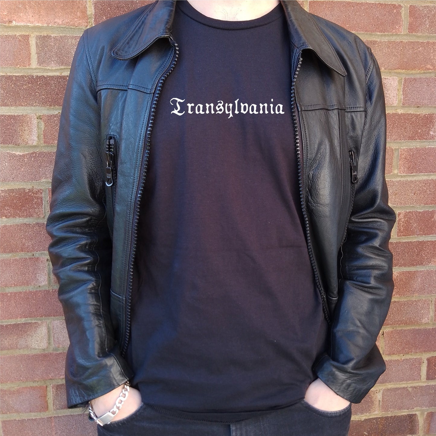 Transylvania Gothic Organic Cotton Souvenir T-Shirt - Romania, Dracula, S-XXL