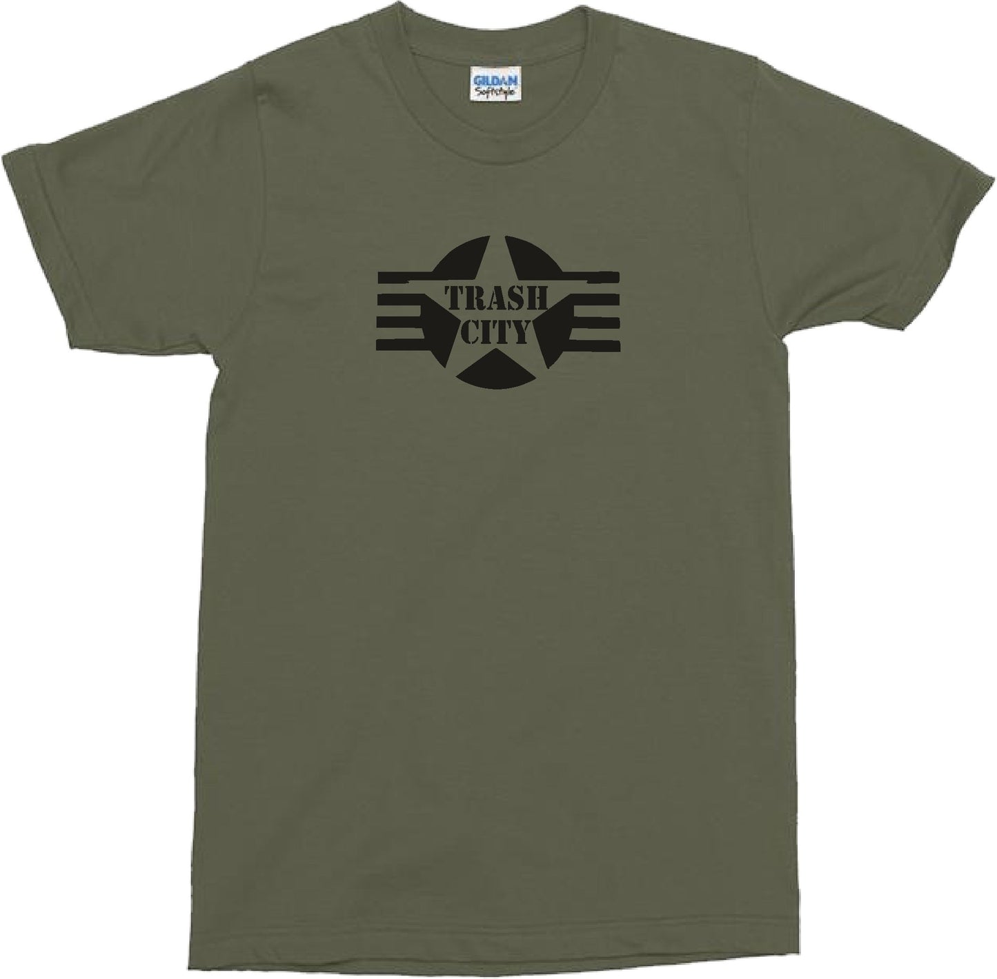 Trash City Star T-Shirt - Retro, Punk Rocker, Rockabilly, Various Colours