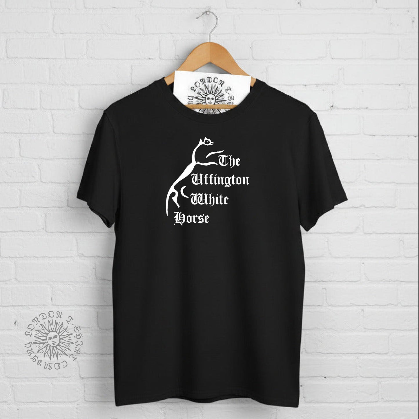 Uffington White Horse T-Shirt - Chalk Hill Figure, Various Colours