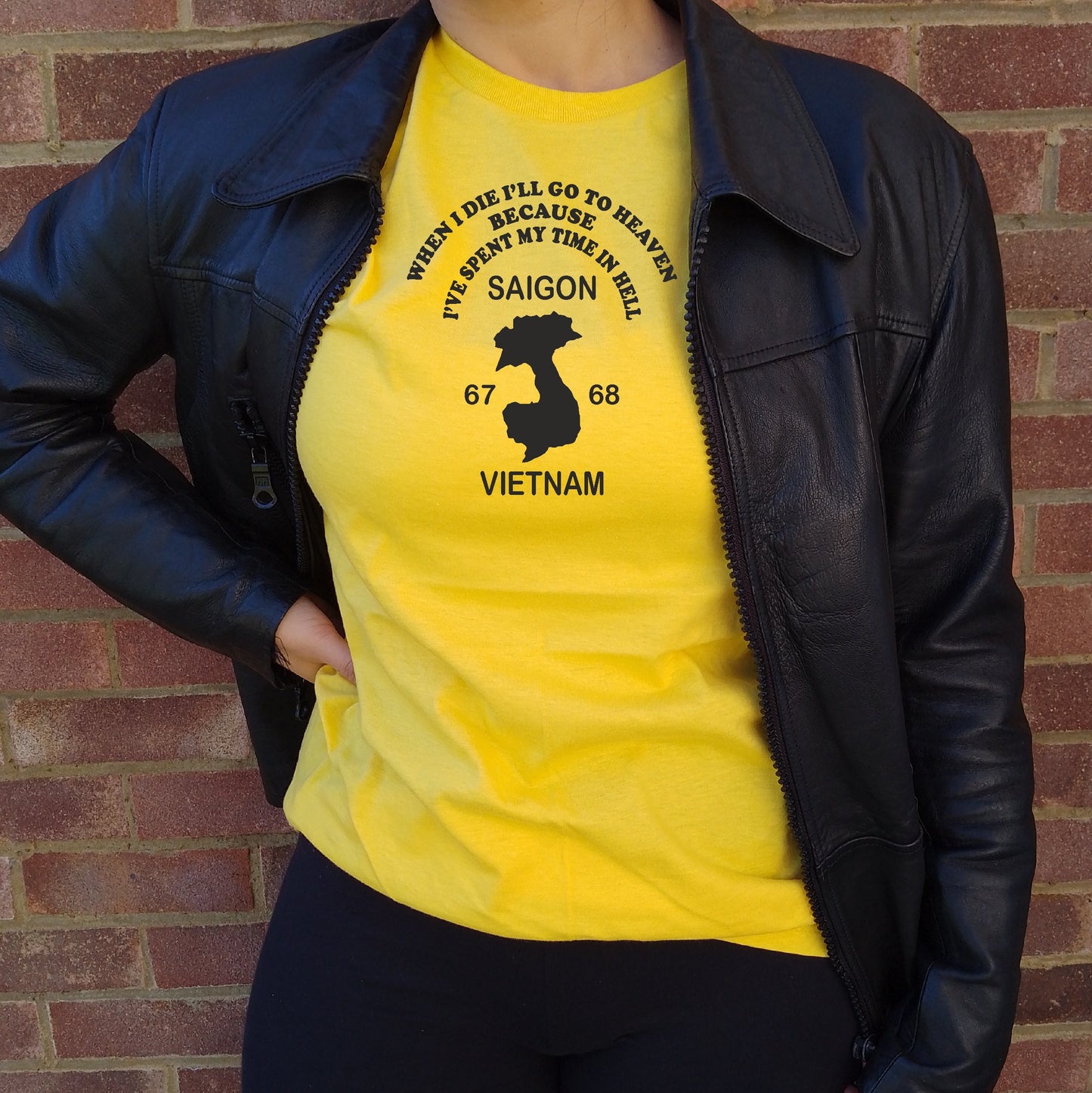 Vietnam War Souvenir Inspired T-Shirt - 'I've Spent My Time In Hell' S-XXL