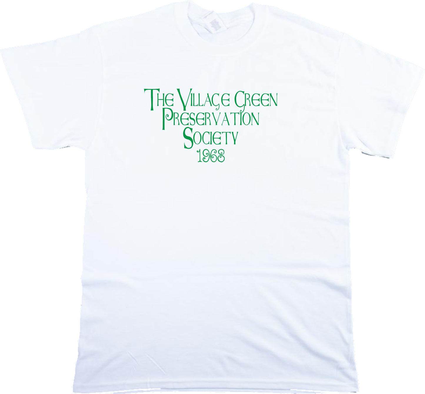 The Village Green Preservation Society T-Shirt - 60s, Rock, Various Colours