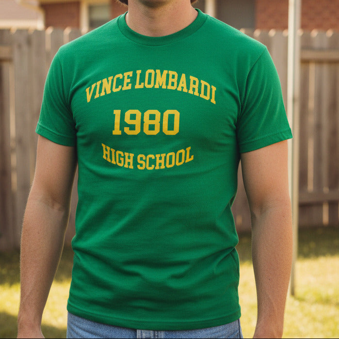 Vince Lombardi High School '80 T-Shirt - Rock And Roll High School, College Style, Punk, Various Colours