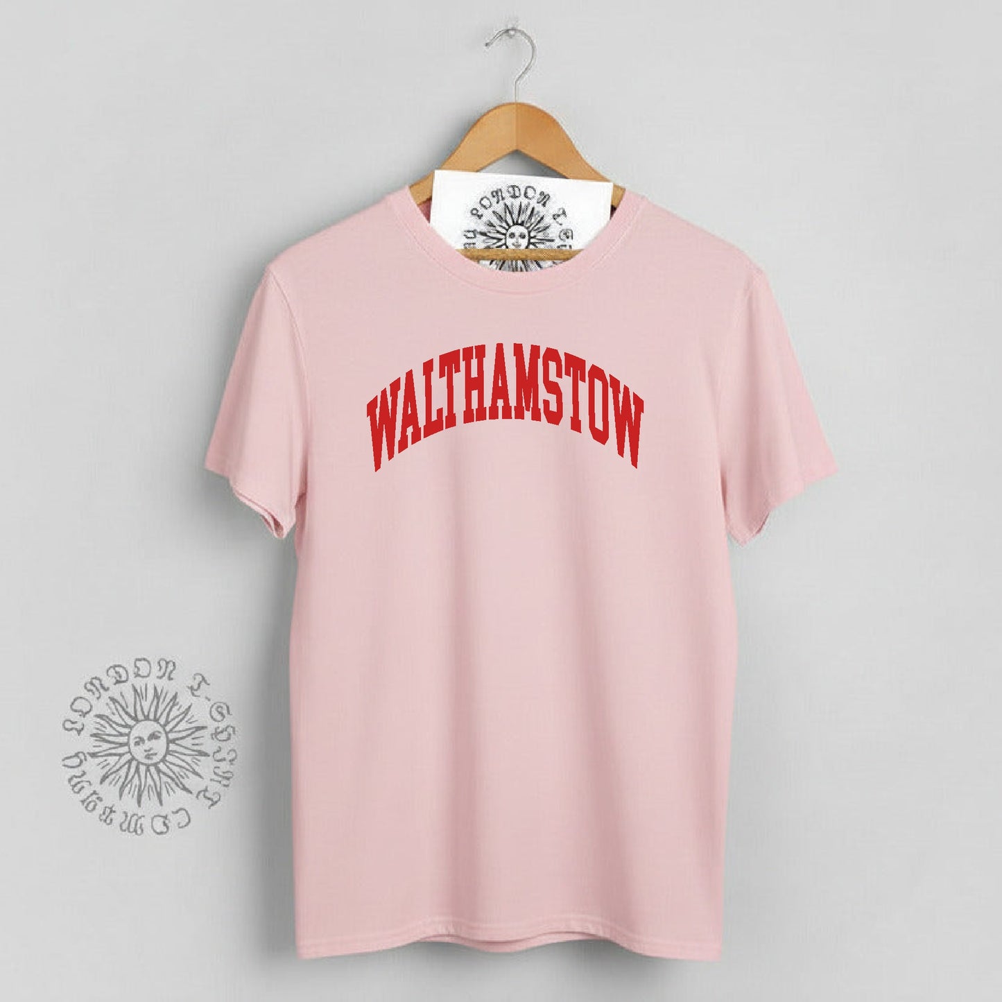 Walthamstow (London) Souvenir T-Shirt - Retro College Style, Various Colours