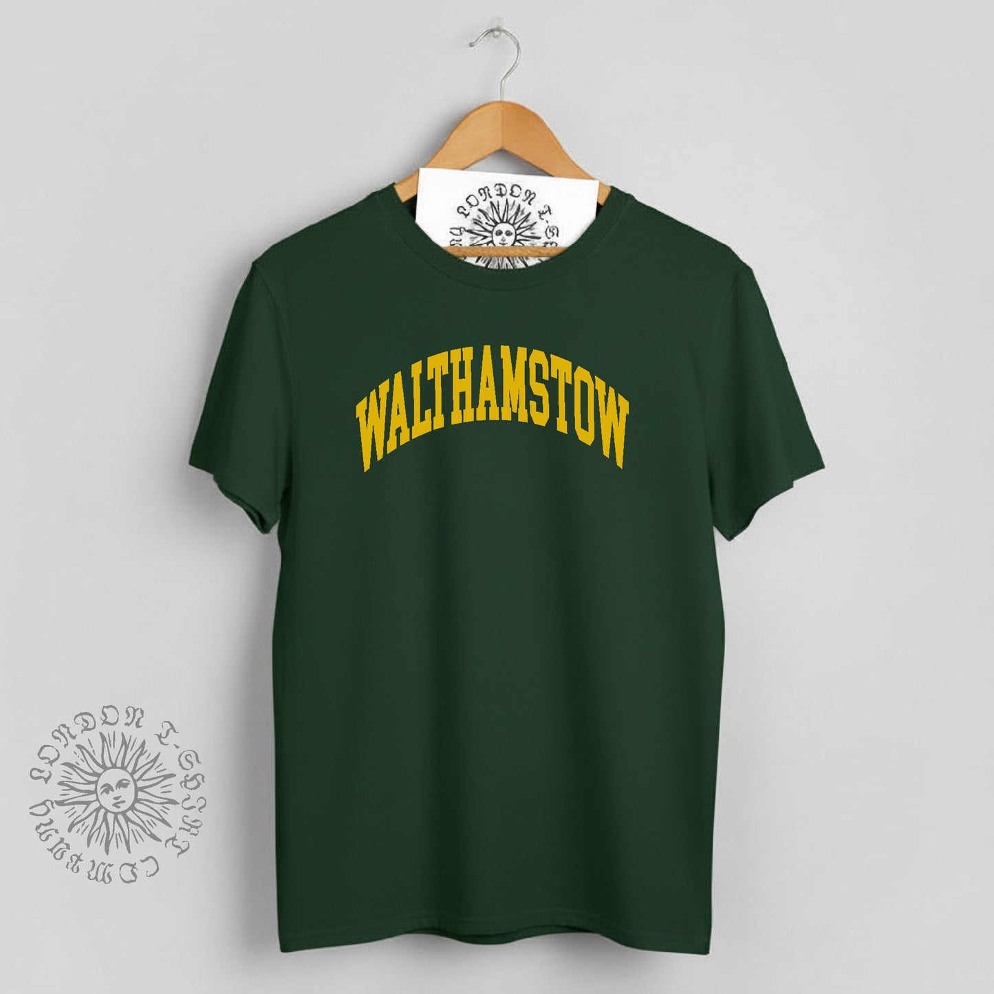 Walthamstow (London) Souvenir T-Shirt - Retro College Style, Various Colours