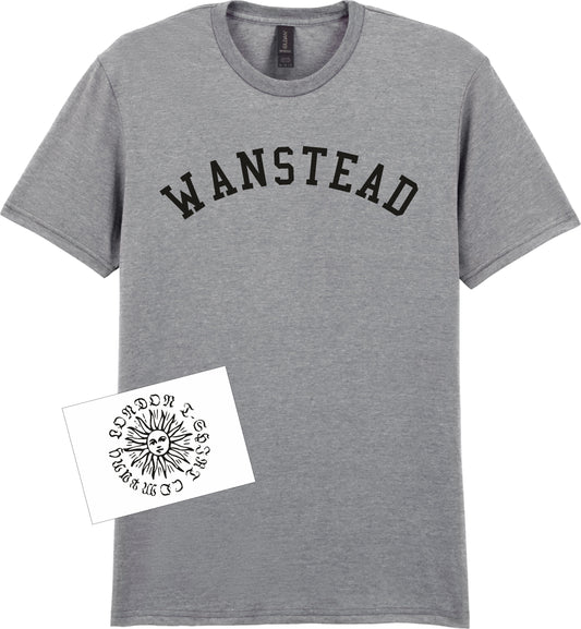 Wanstead T-Shirt - Varsity College Preppy Style, Wanstead Flats, Various Colours