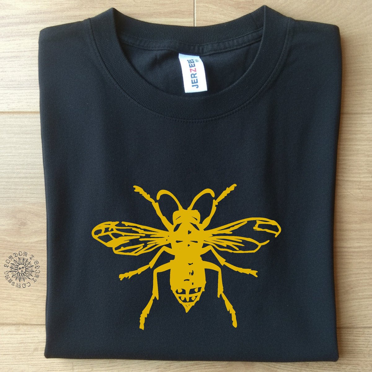 Wasp Organic Cotton T-Shirt - Nature, Wildlife, Insects, Various Colours