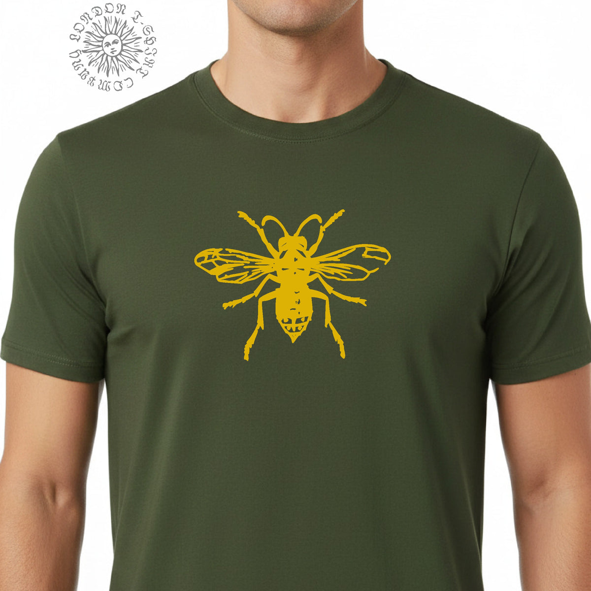 Wasp Organic Cotton T-Shirt - Nature, Wildlife, Insects, Various Colours