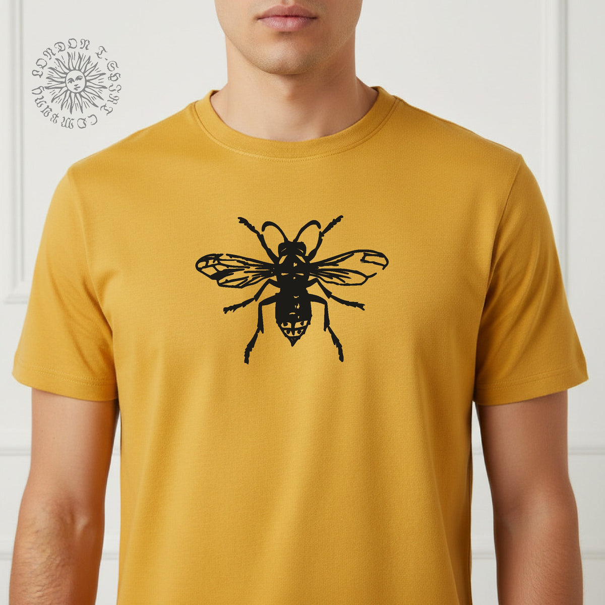 Wasp Organic Cotton T-Shirt - Nature, Wildlife, Insects, Various Colours