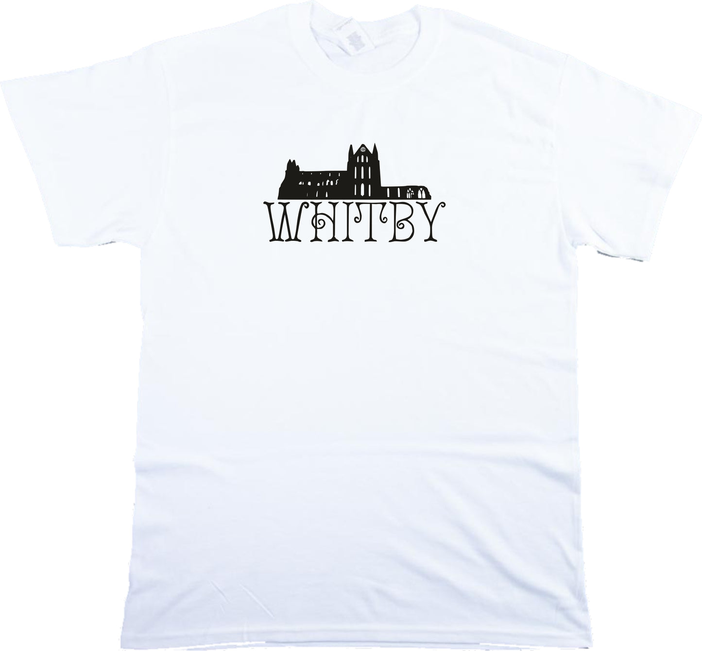 Whitby T-Shirt - Yorkshire Souvenir, Ruins, Gothic, Various Colours