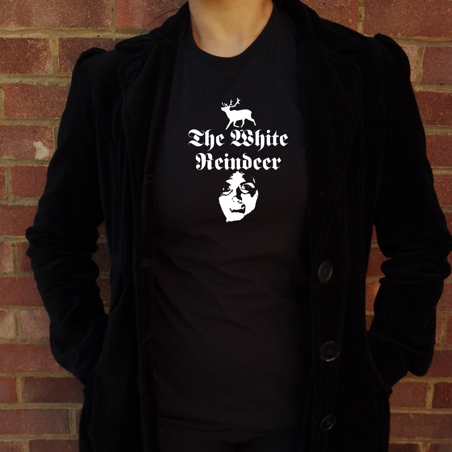 The White Reindeer T-Shirt - Retro 1950s Finnish Folk Horror Film, S-XXL