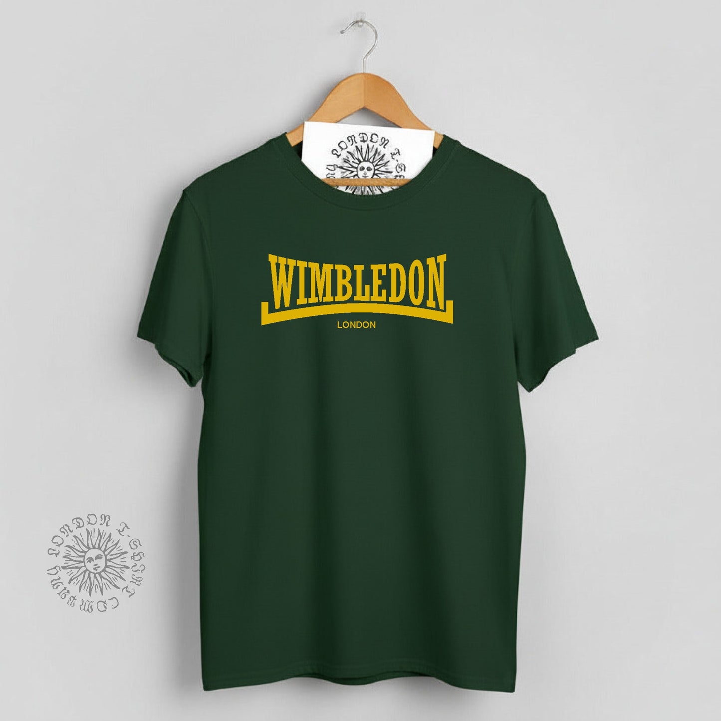 Wimbledon T-Shirt - London Souvenir, Personalised Custom Print Available, Various Colours