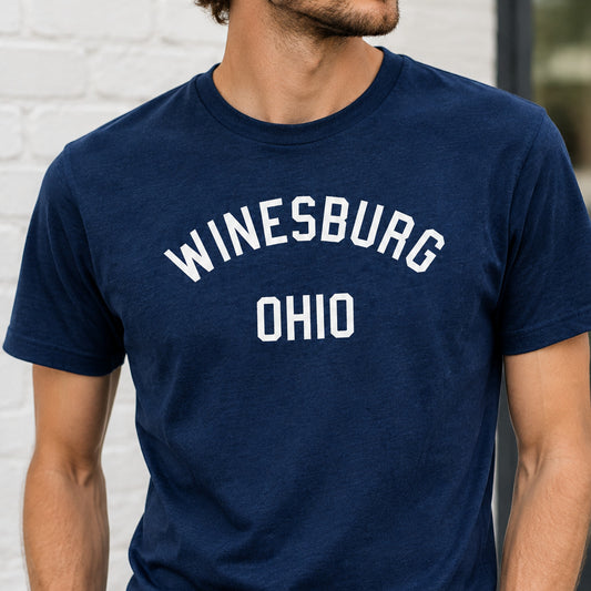 Winesburg Ohio T-Shirt - Retro College Souvenir Style, Sherwood Anderson, Various Colours