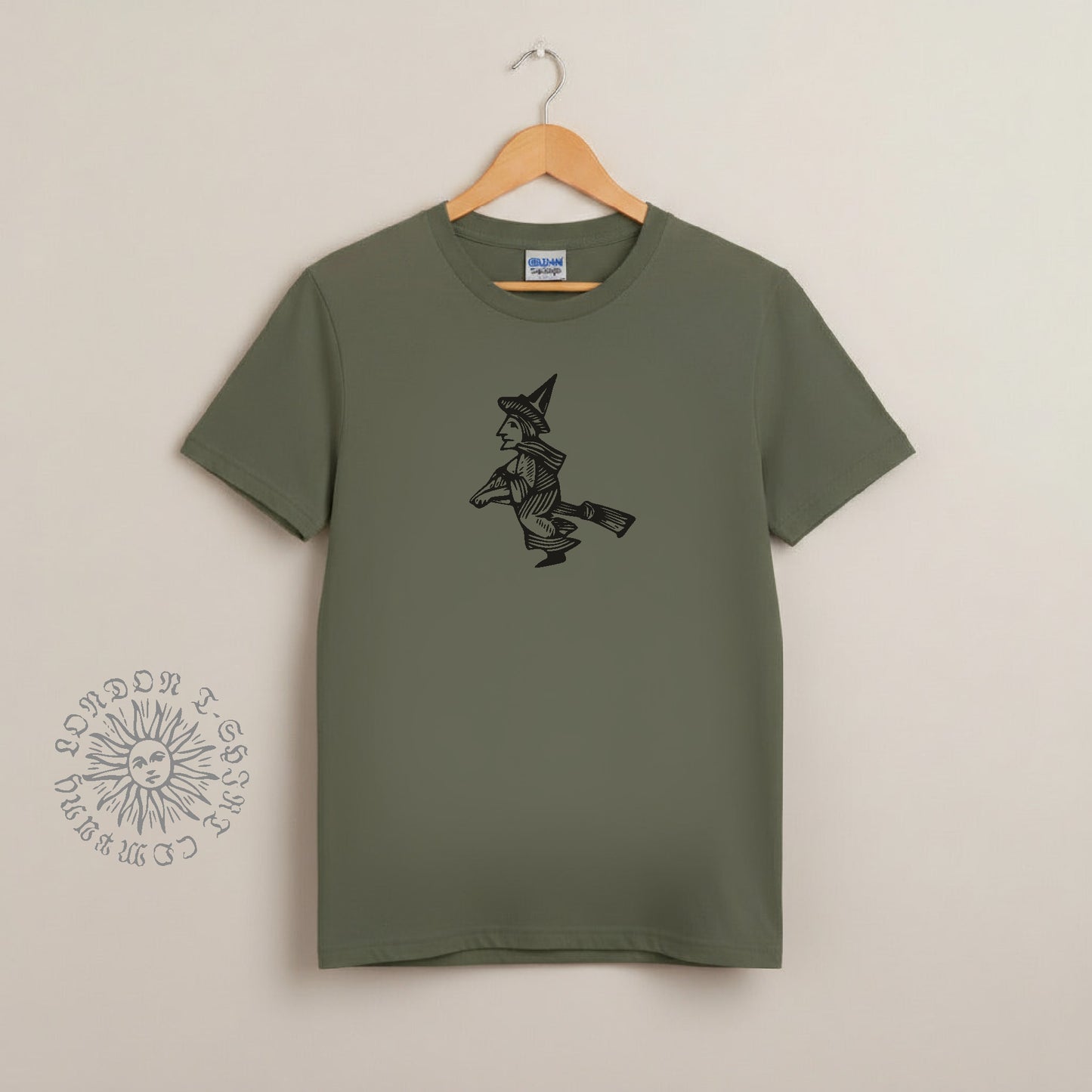Witch T-Shirt - Old Symbol, Folklore, Occult, Various Colours