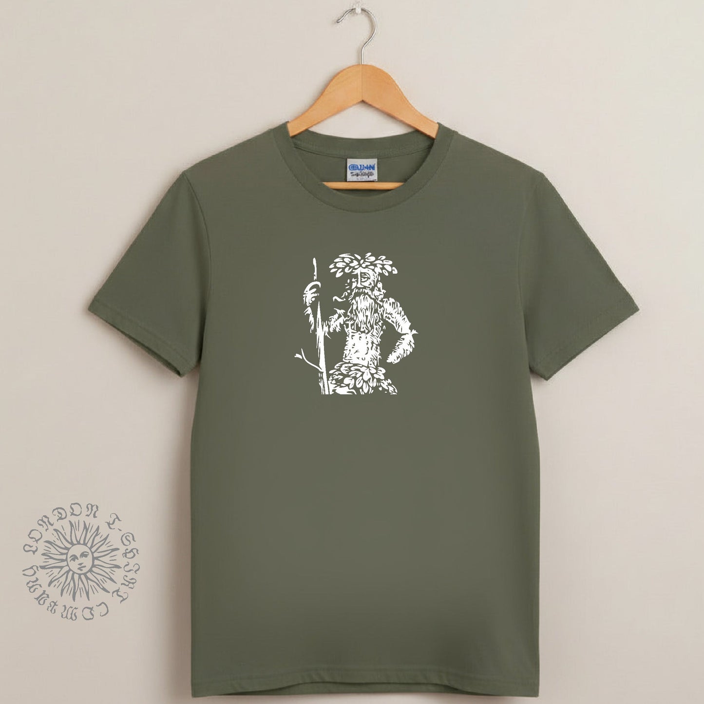 Woodwose T-Shirt - Wild Man, Woodlands, Folk, Green Man, Various Colours