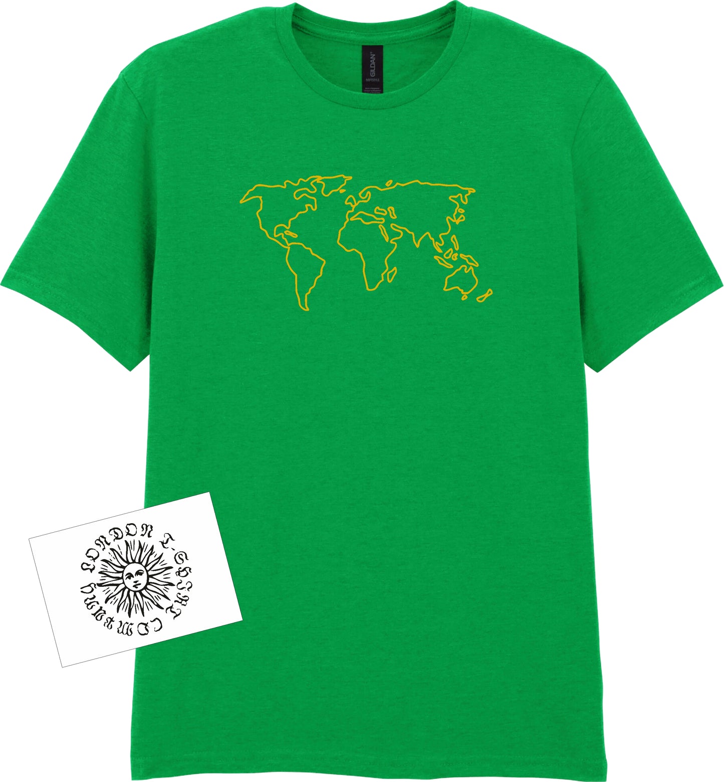 World Map T-Shirt - Geography, Travel Gift, Various Colours