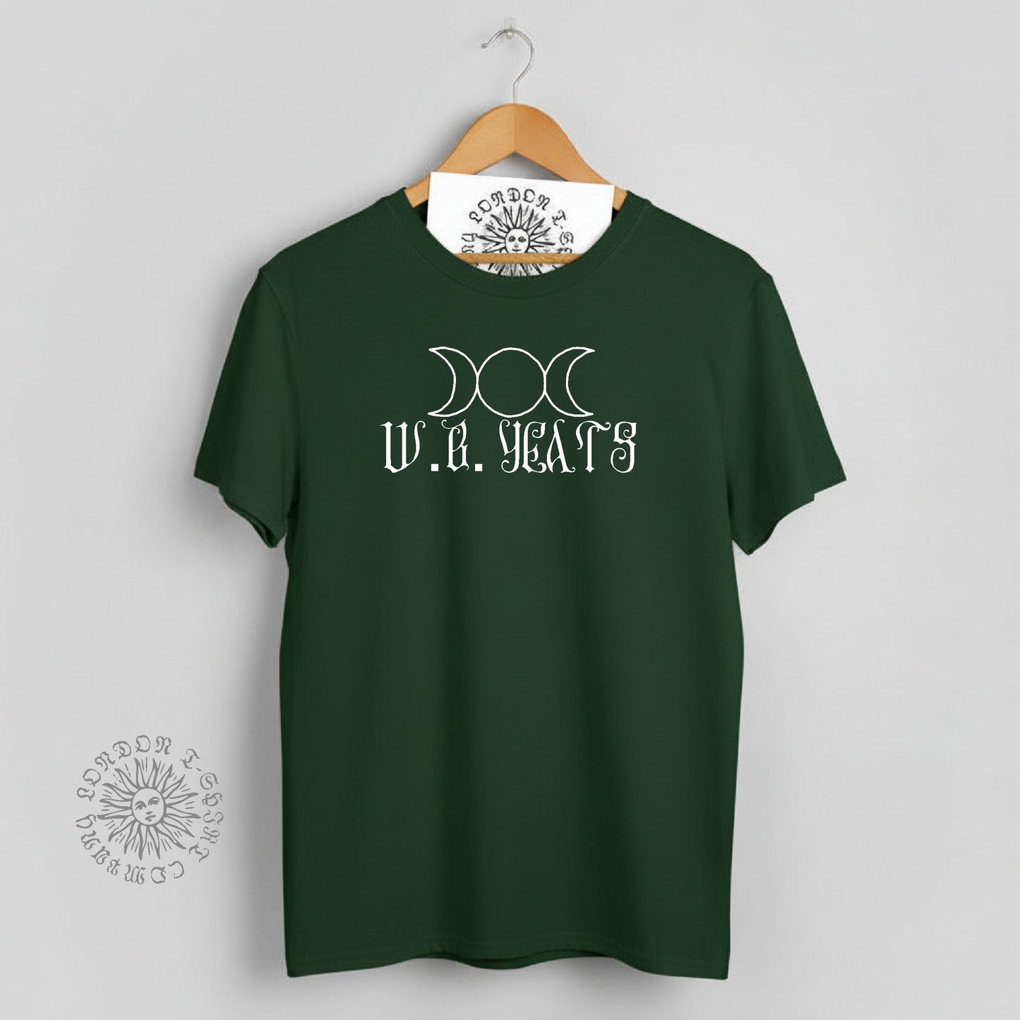W.B. Yeats T-Shirt: Occult, Irish Poet, Literature, Various Colours