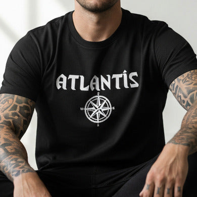Atlantis T-Shirt - Greek Mythology, Lost City Souvenir, Various Colours