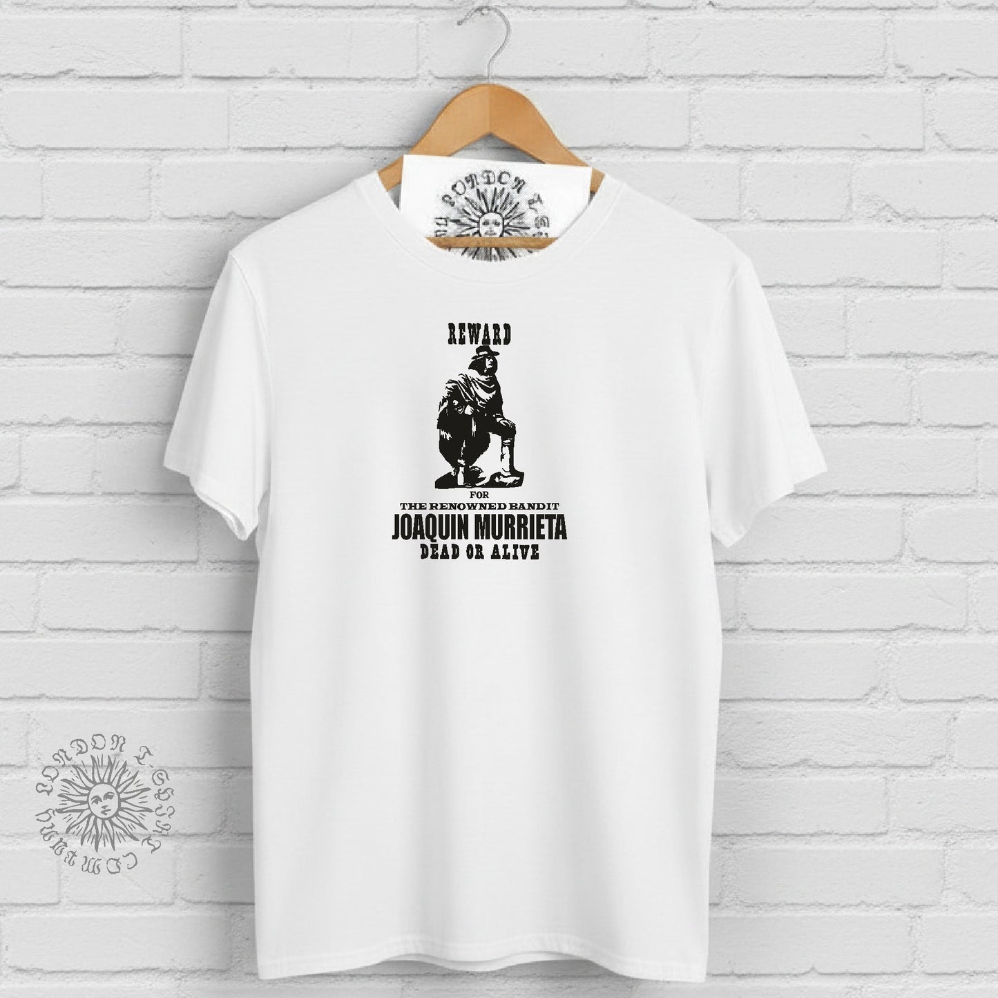 Joaquin Murrieta T-Shirt - Wanted Poster, Rebel, Various Colours