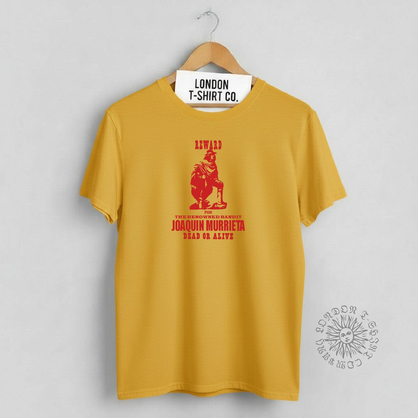 Joaquin Murrieta T-Shirt - Wanted Poster, Rebel, Various Colours