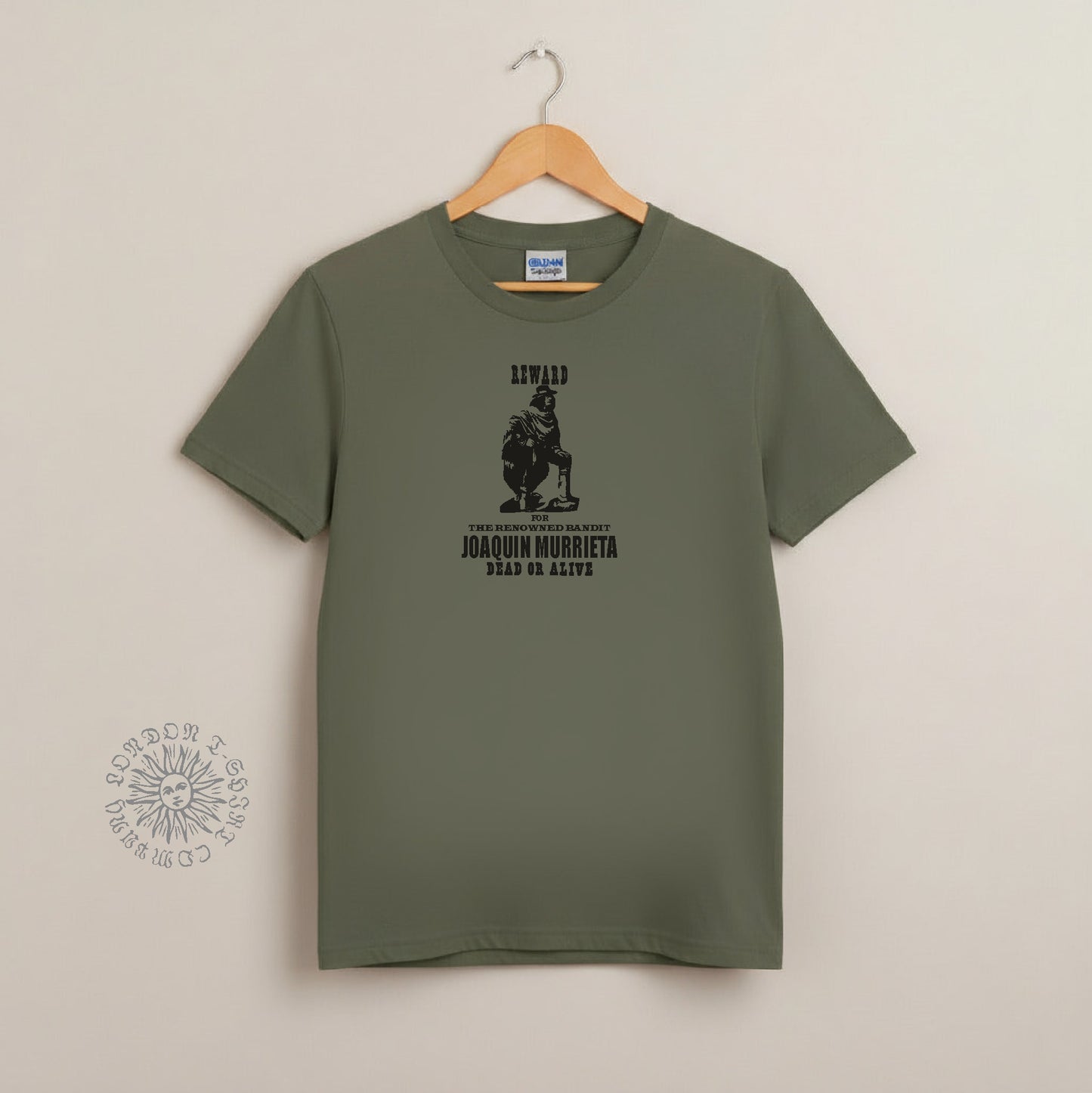 Joaquin Murrieta T-Shirt - Wanted Poster, Rebel, Various Colours